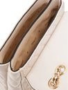 GUESS Everlee Mini Convertible Xbody Flap Bag Cream White