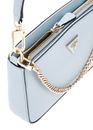GUESS Noelle II Mini Top Zip Shoulder Bag Misty Blue