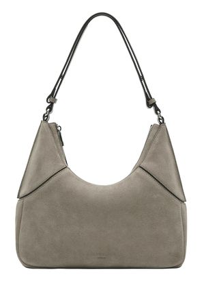 LIEBESKIND BERLIN Lilly Hydro Suede Hobo Bag S Neutral Gray