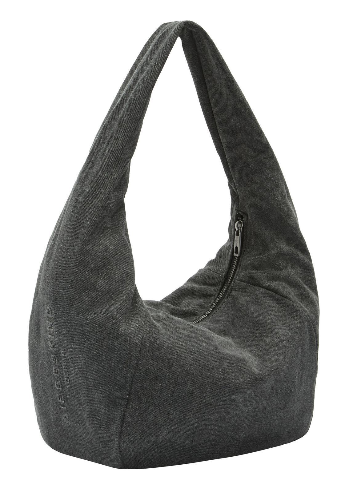 LIEBESKIND BERLIN Farrah Denim Hobo Bag M Black LIEBESKIND BERLIN Farrah Denim Hobo Bag M Black