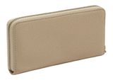 LIEBESKIND BERLIN Suede Gigi Ziparound Wallet Beige LIEBESKIND BERLIN Suede Gigi Ziparound Wallet Beige