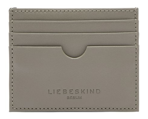 LIEBESKIND BERLIN Soft Nappa Card Holder XS Neutral Gray