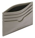 LIEBESKIND BERLIN Soft Nappa Card Holder XS Neutral Gray LIEBESKIND BERLIN Soft Nappa Card Holder XS Neutral Gray