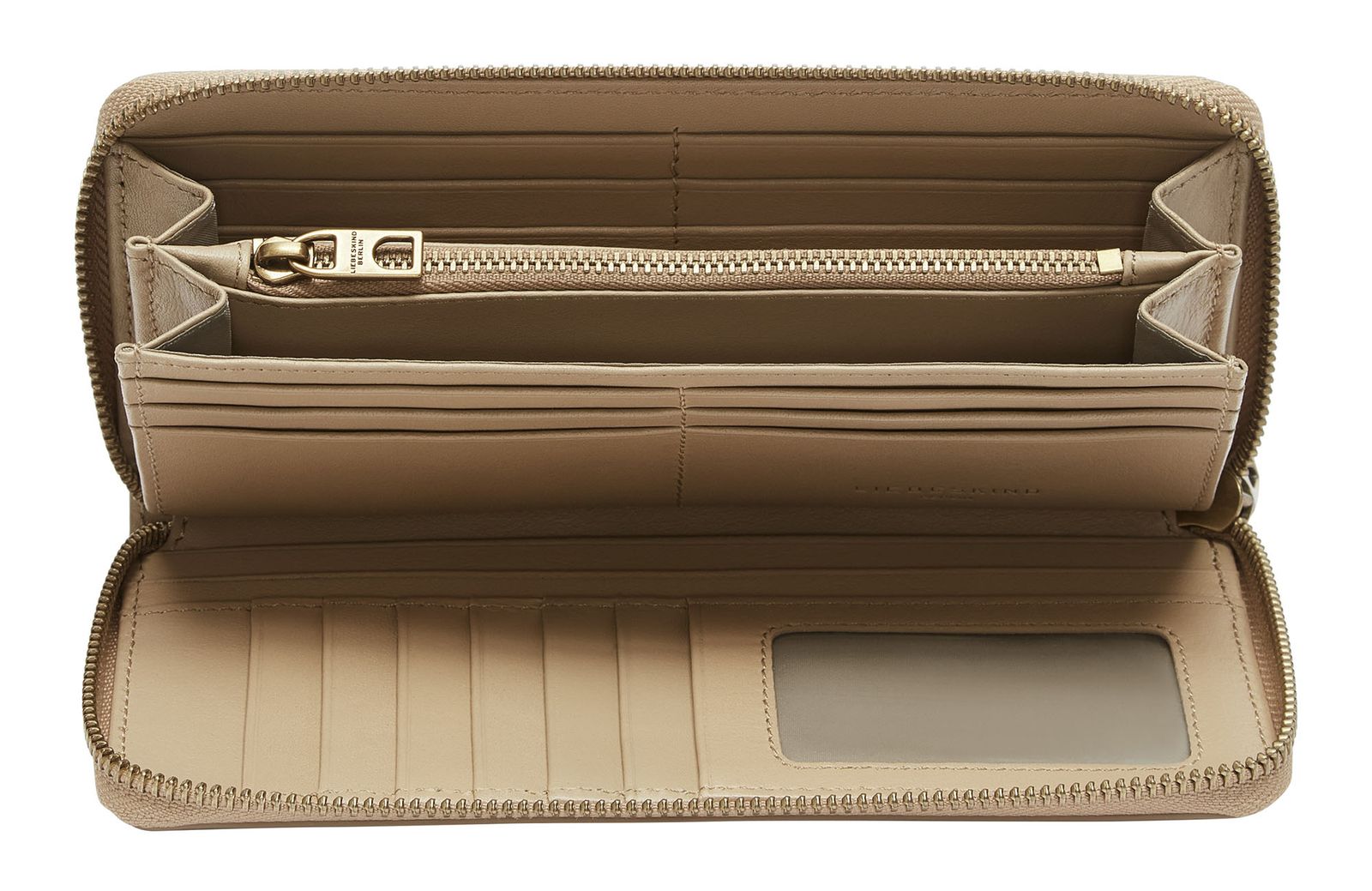 LIEBESKIND BERLIN Sheep Natural Gigi Ziparound Wallet Beige LIEBESKIND BERLIN Sheep Natural Gigi Ziparound Wallet Beige
