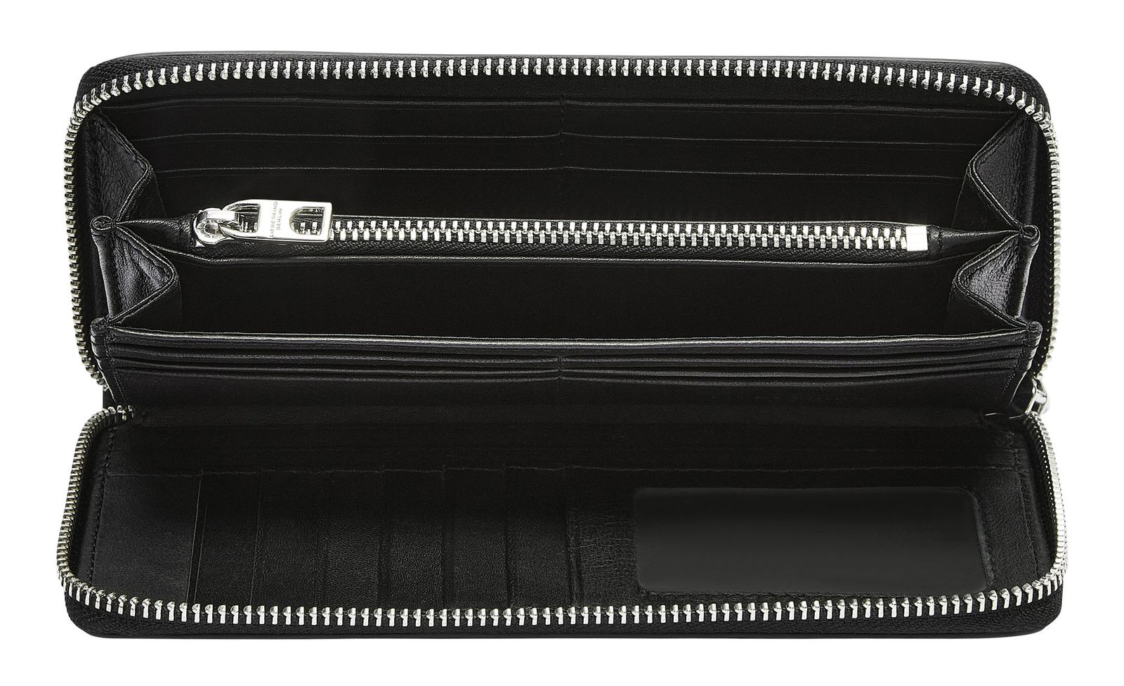 LIEBESKIND BERLIN Sheep Natural Gigi Ziparound Wallet Black LIEBESKIND BERLIN Sheep Natural Gigi Ziparound Wallet Black