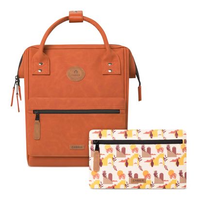 CABAIA Adventurer Vegan Nubuck Backpack S Tanta