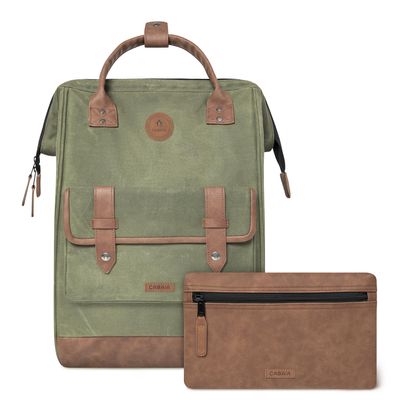 CABAIA Adventurer Waxed Cotton Backpack L Nicosia CABAIA Adventurer Waxed Cotton Backpack L Nicosia