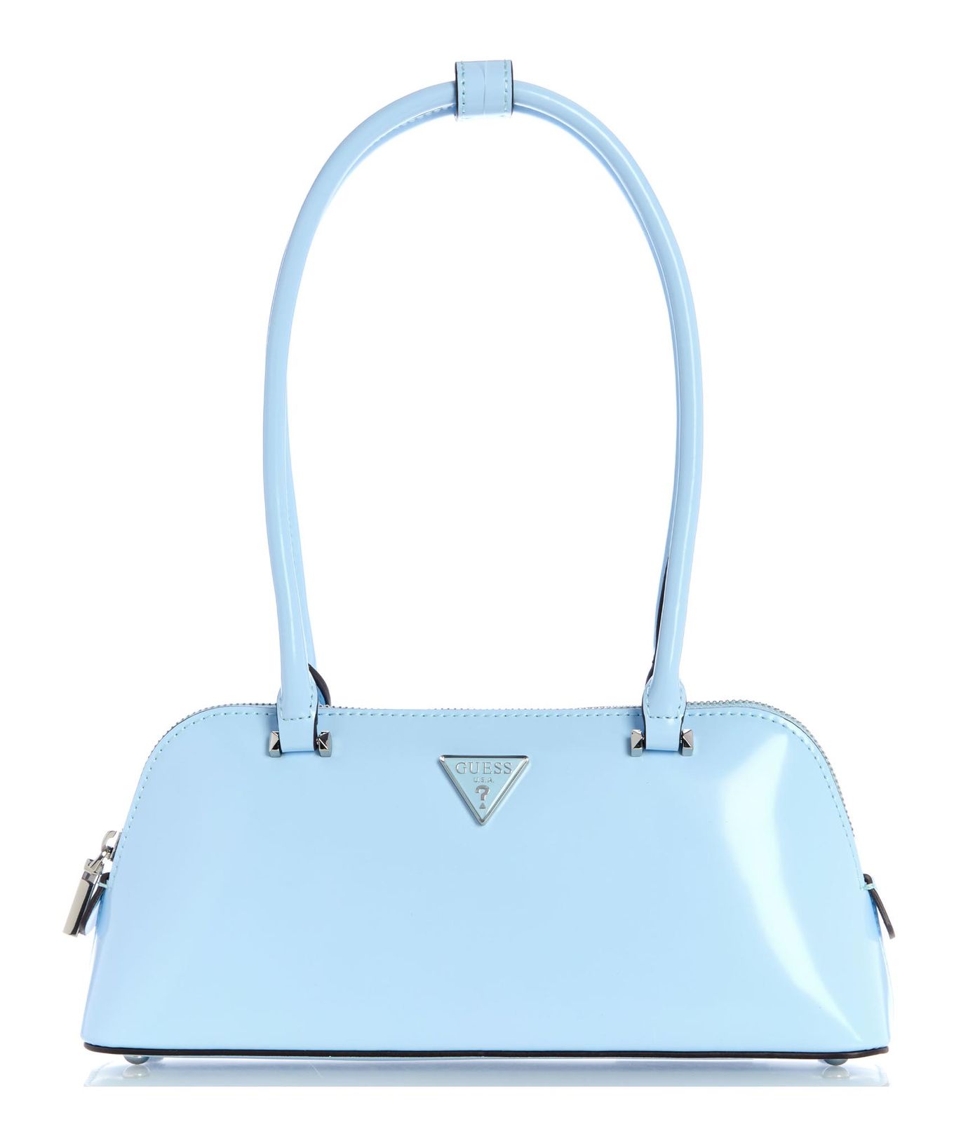 GUESS Arnela Shoulder Satchel Bag Sky Blue GUESS Arnela Shoulder Satchel Bag Sky Blue