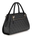 GUESS Noelle II Luxury Satchel Coal Logo
