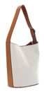 GUESS Nicolette Bucket Shoulder Bag Natural / Caramel