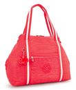 kipling Eyes Wide Open Art M Travel Tote Escape Red