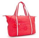kipling Eyes Wide Open Art M Travel Tote Escape Red