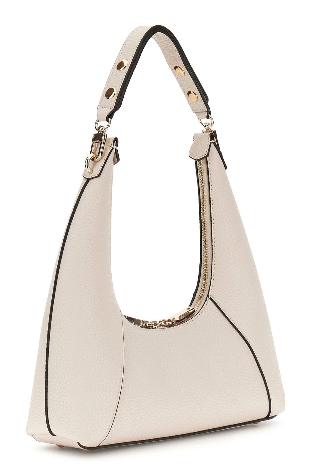 GUESS Calista Top Zip Shoulder Bag Bone GUESS Calista Top Zip Shoulder Bag Bone