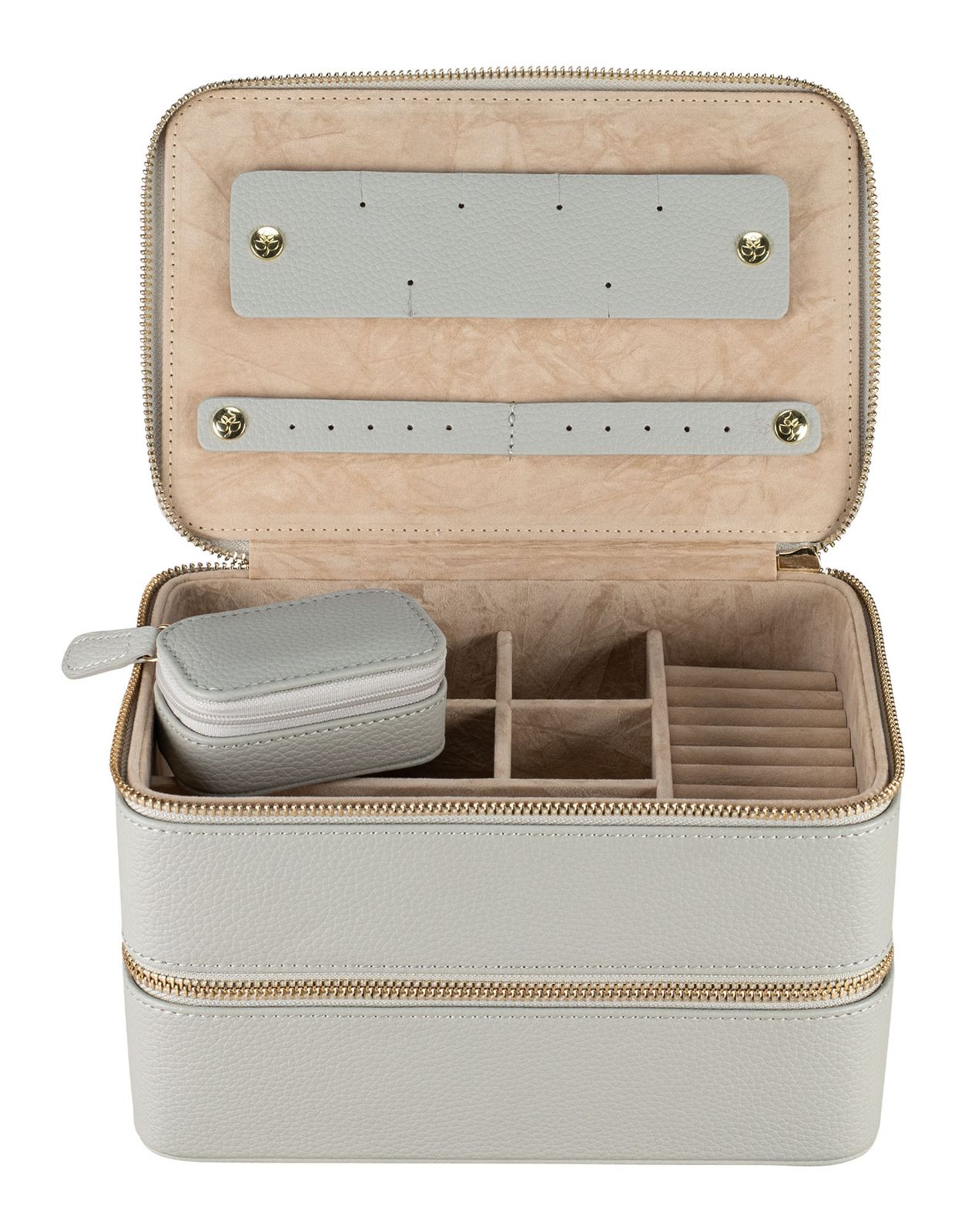 WINDROSE Aurora Jewelry Case Light Grey WINDROSE Aurora Jewelry Case Light Grey