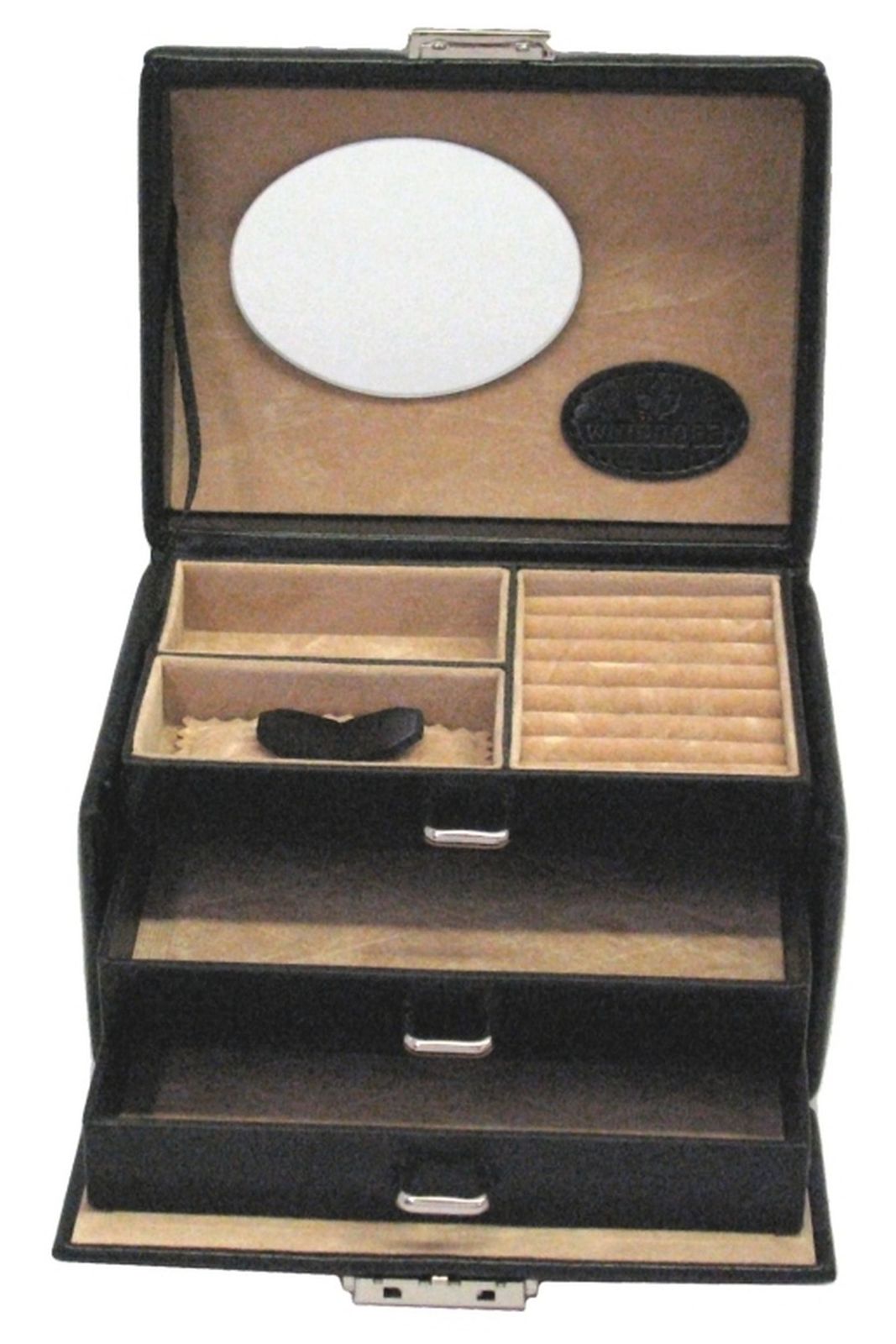 WINDROSE Merino Jewel Boxes S Black WINDROSE Merino Jewel Boxes S Black