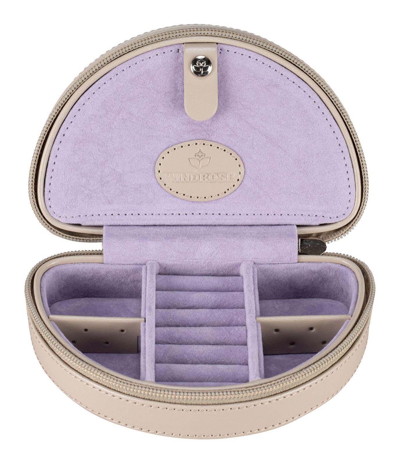 WINDROSE Merino Moda Jewelry Box Beige WINDROSE Merino Moda Jewelry Box Beige