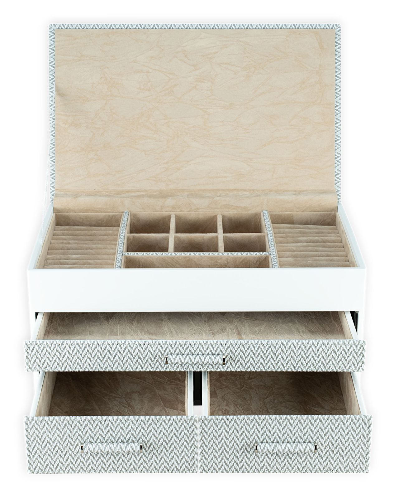 WINDROSE Calma Jewelry Box White WINDROSE Calma Jewelry Box White