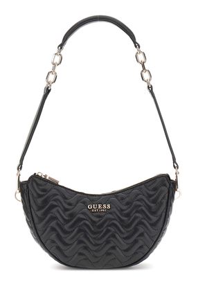GUESS Melisandra Top Zip Shoulder Bag Black