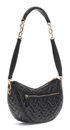 GUESS Melisandra Top Zip Shoulder Bag Black GUESS Melisandra Top Zip Shoulder Bag Black