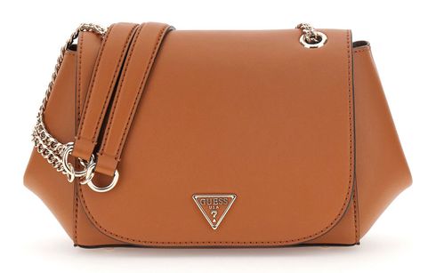 GUESS Talent Convertible Xbody Flap Bag Caramel