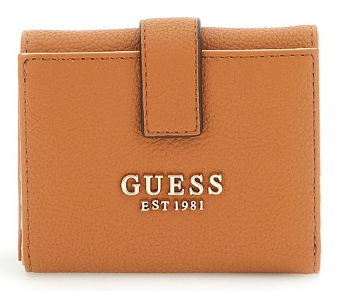GUESS Laurel II SLG Petite Trifold Wallet Cognac