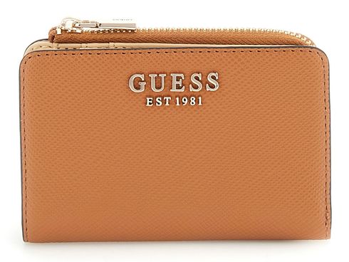 GUESS Laurel II SLG Zip Around Card Case Light Cognac