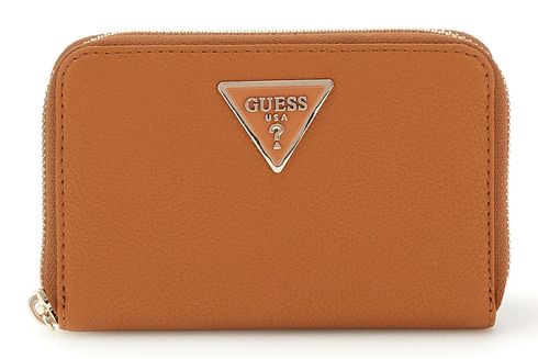 GUESS Laurel II SLG Medium Zip Around Wallet Cognac