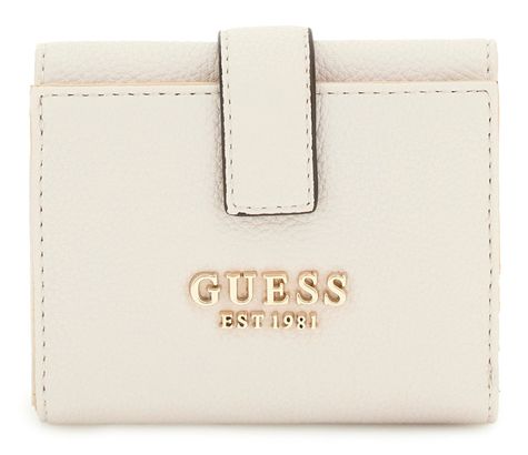 GUESS Laurel II SLG Petite Trifold Wallet Ivory