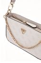 GUESS Noelle II Mini Top Zip Shoulder Bag White Logo GUESS Noelle II Mini Top Zip Shoulder Bag White Logo