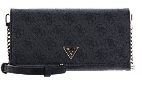 GUESS Noelle II Xbody Flap Organizer Coal Logo GUESS Noelle II Xbody Flap Organizer Coal Logo