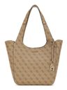 GUESS Calista 2 in 1 Tote Latte Logo