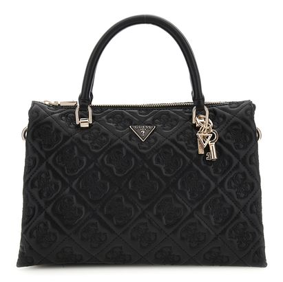GUESS Adelasia Multi Comp Satchel Black