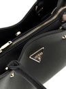 GUESS Meridian II Shoulder Satchel Bag Black
