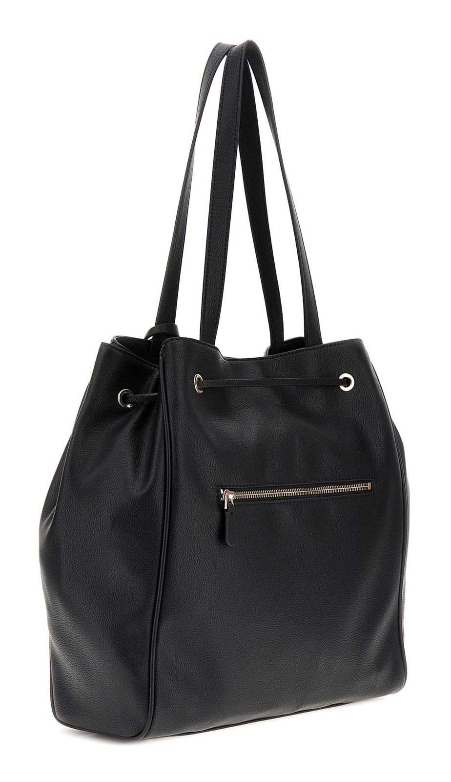 GUESS Calebra Drawstring Tote Black GUESS Calebra Drawstring Tote Black