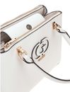 GUESS Calebra Hobo Status Satchel Bag Creme White GUESS Calebra Hobo Status Satchel Bag Creme White