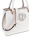 GUESS Calebra Hobo Status Satchel Bag Creme White GUESS Calebra Hobo Status Satchel Bag Creme White