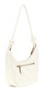 GUESS Adelasia Top Zip Shoulder Bag Cream White