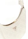 GUESS Adelasia Top Zip Shoulder Bag Cream White