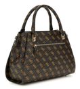 GUESS Noelle II Luxury Satchel Bag Brown Logo