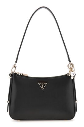 GUESS Daryna II Top Zip Shoulder Bag Black