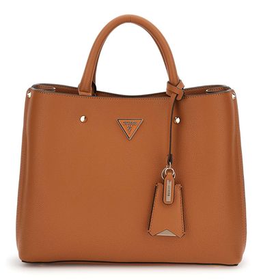 GUESS Meridian II Girlfriend Satchel Cognac