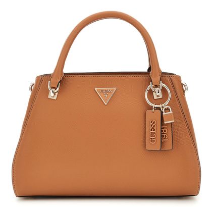 GUESS Noelle II Luxury Satchel Light Cognac