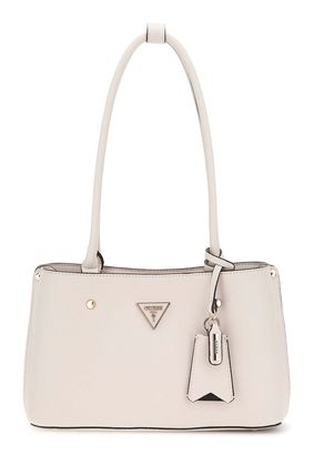 GUESS Meridian II Shoulder Satchel Bag Ivory