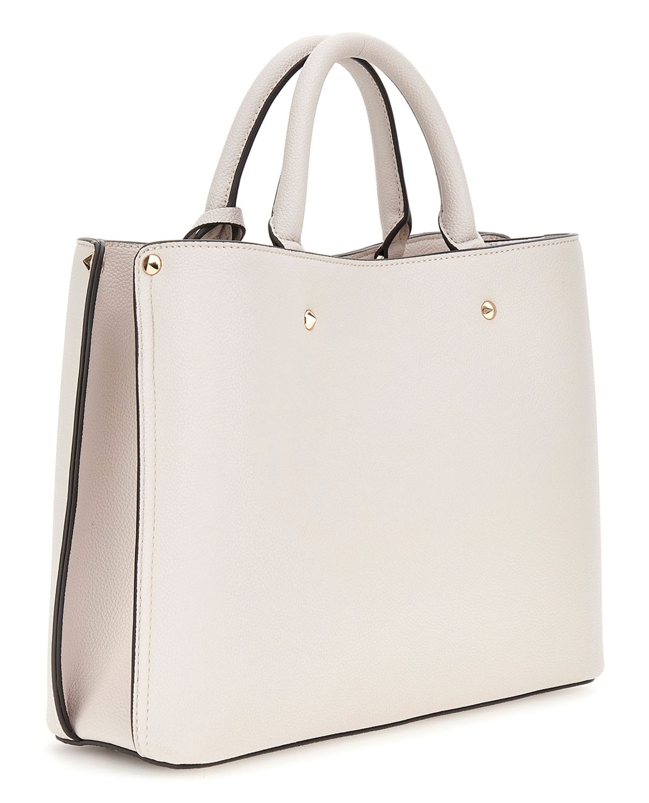 GUESS Meridian II Girlfriend Satchel Ivory GUESS Meridian II Girlfriend Satchel Ivory