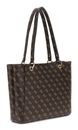 GUESS Noelle II Tote Bag Brown Logo
