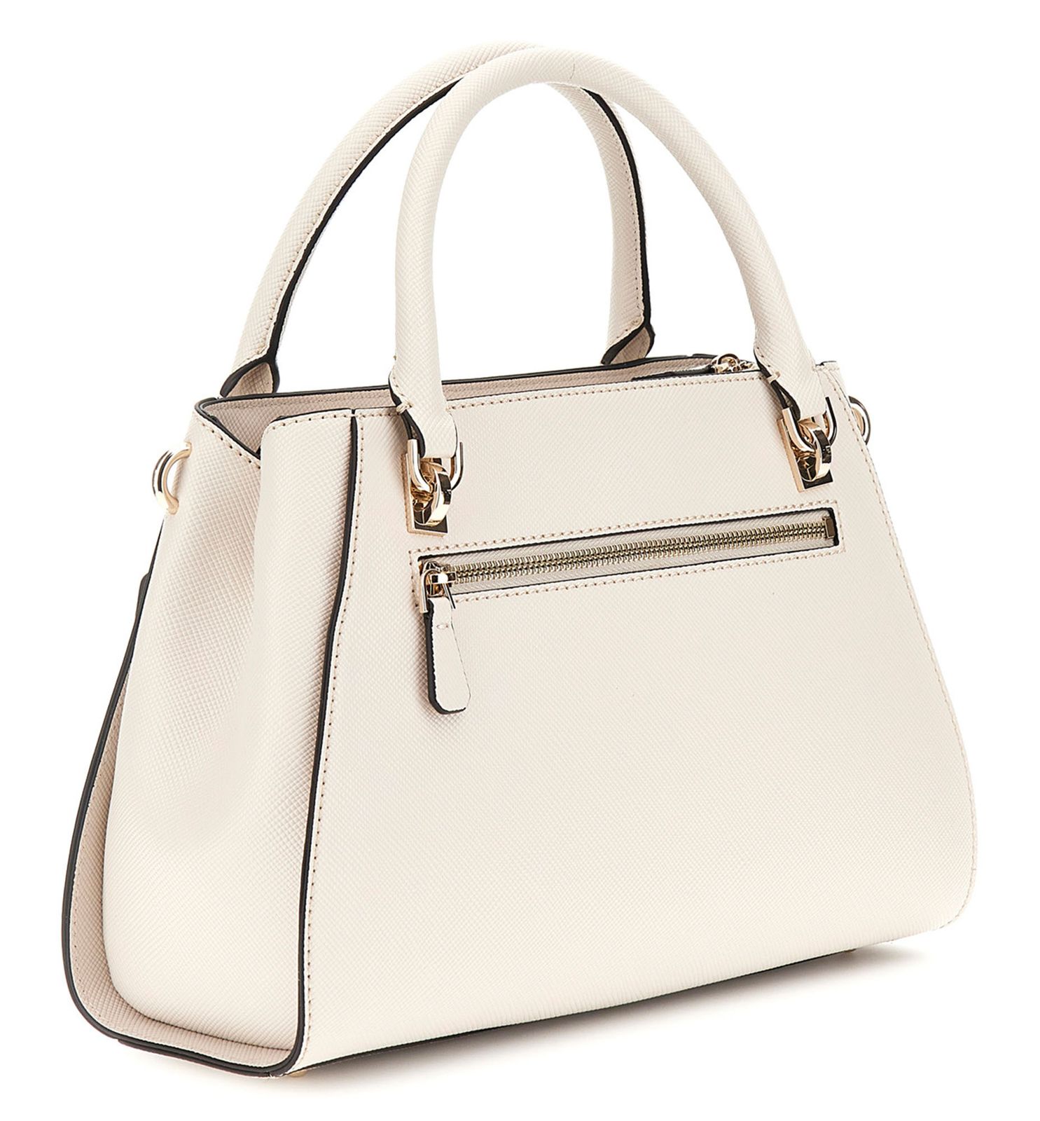 GUESS Noelle II Luxury Satchel Bone GUESS Noelle II Luxury Satchel Bone