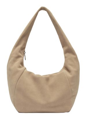 LIEBESKIND BERLIN Farrah Hydro Suede Hobo Bag M Beige