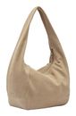 LIEBESKIND BERLIN Farrah Hydro Suede Hobo Bag M Beige LIEBESKIND BERLIN Farrah Hydro Suede Hobo Bag M Beige