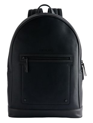 Ted Baker Lansen Recycled Leather Backpack Black