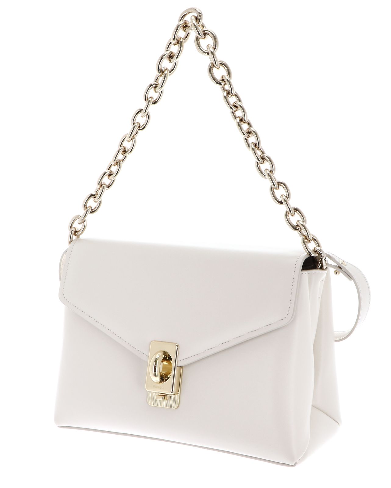 FURLA Meridiana Crossbody Bag With Double Strap M Panna FURLA Meridiana Crossbody Bag With Double Strap M Panna